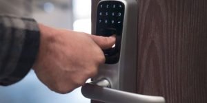 Cerrojo con huella digital