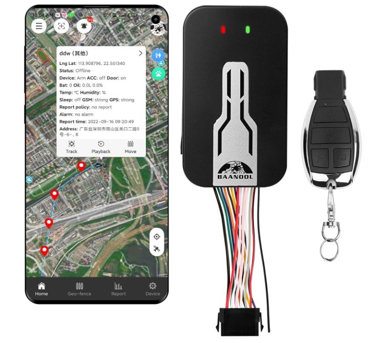 GPS apagado de motor
